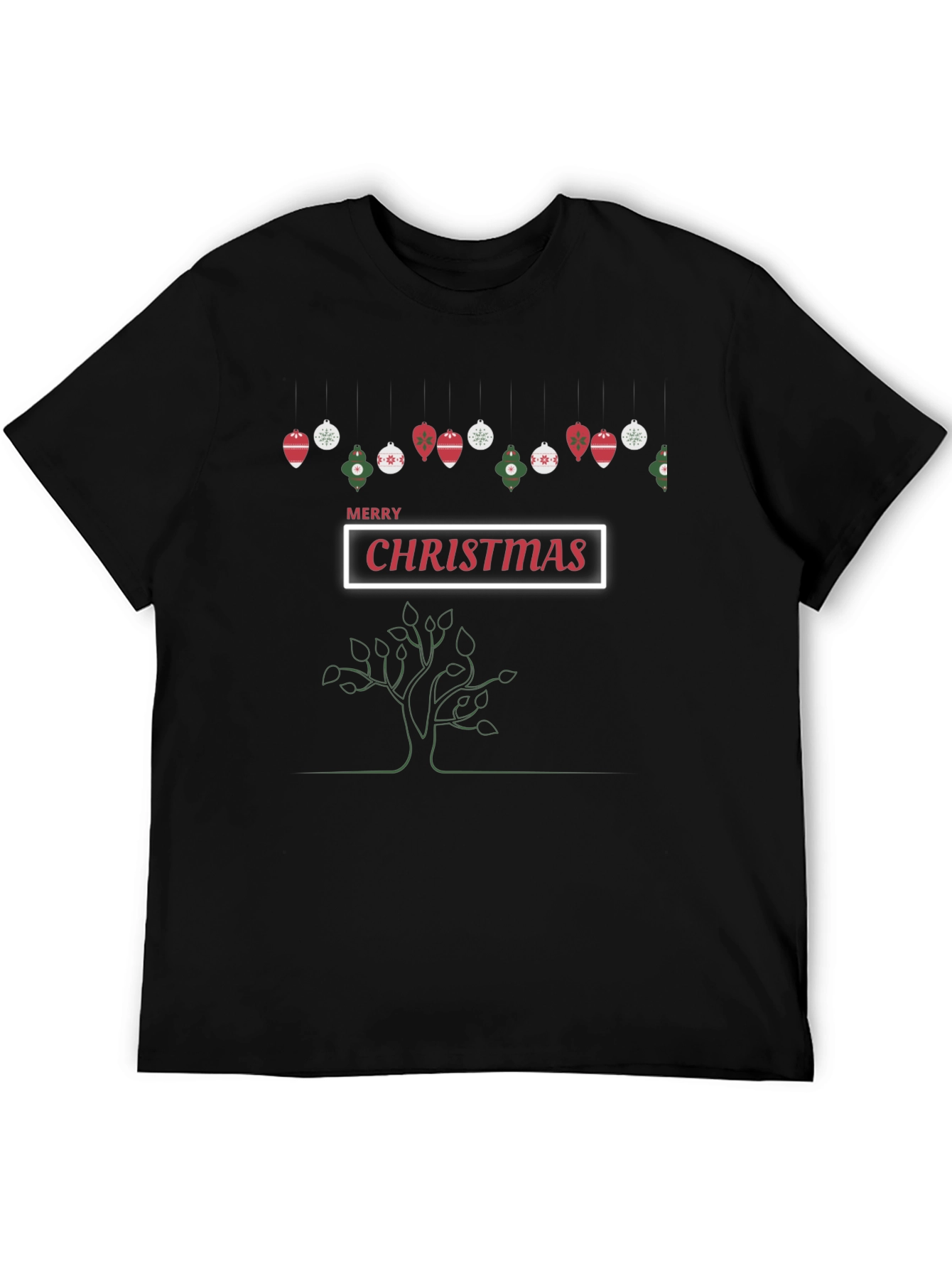 Festive Christmas Tree T-Shirt