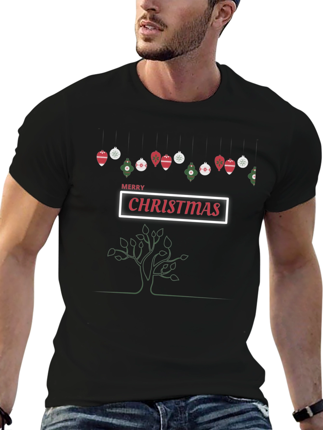 Festive Christmas Tree T-Shirt
