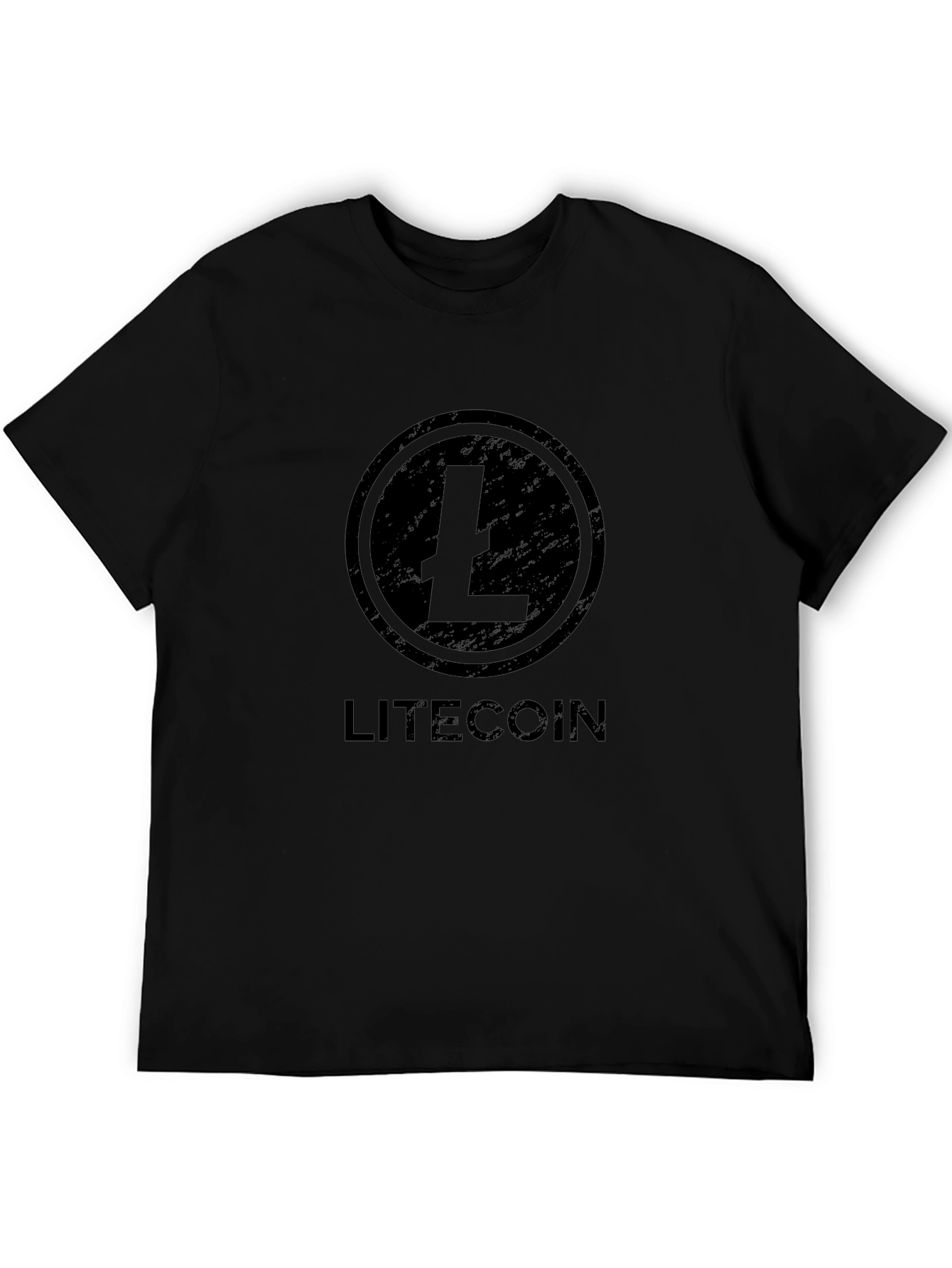 Litecoin Crypto Black T-Shirt