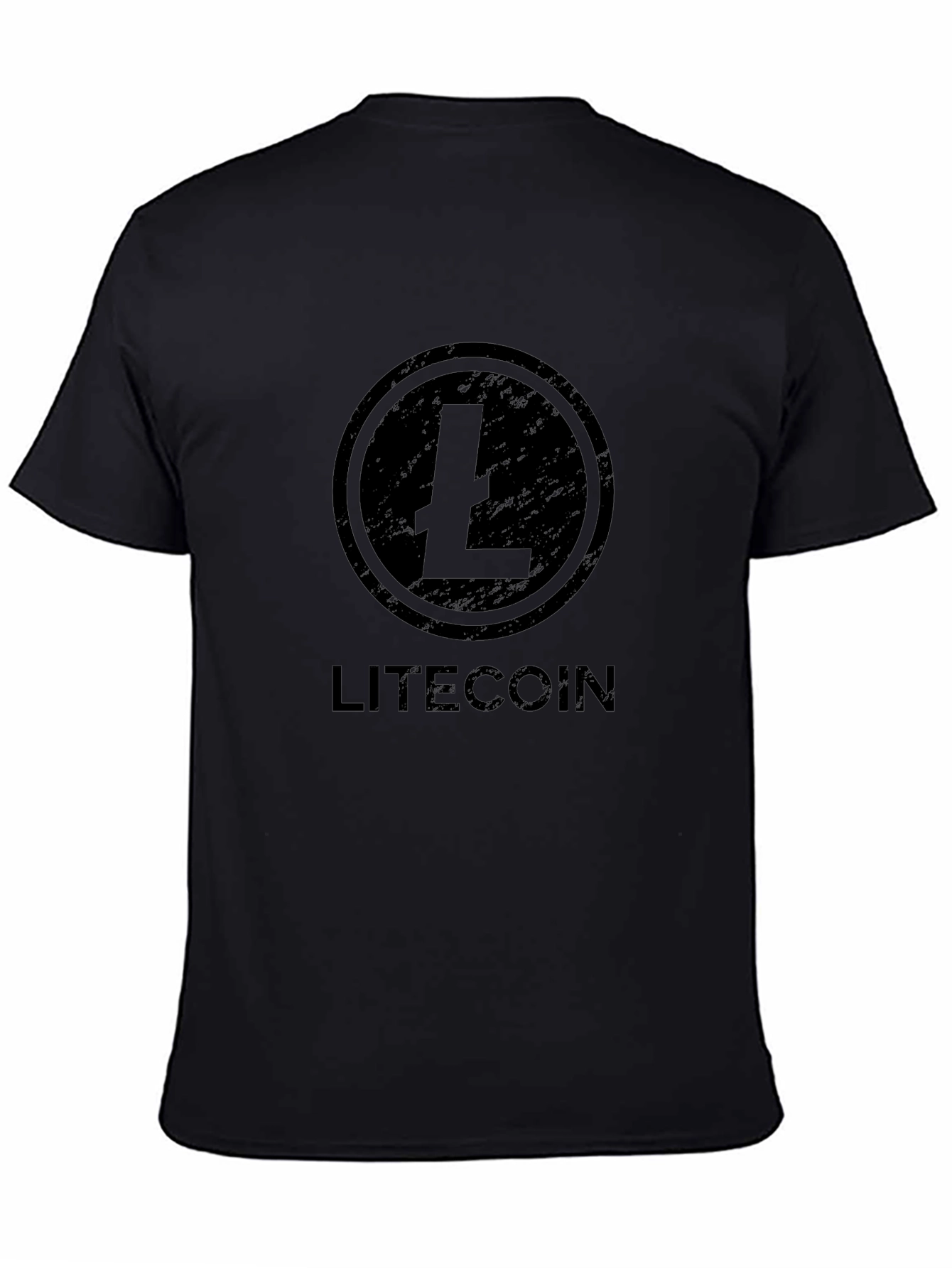 Litecoin Crypto Black T-Shirt
