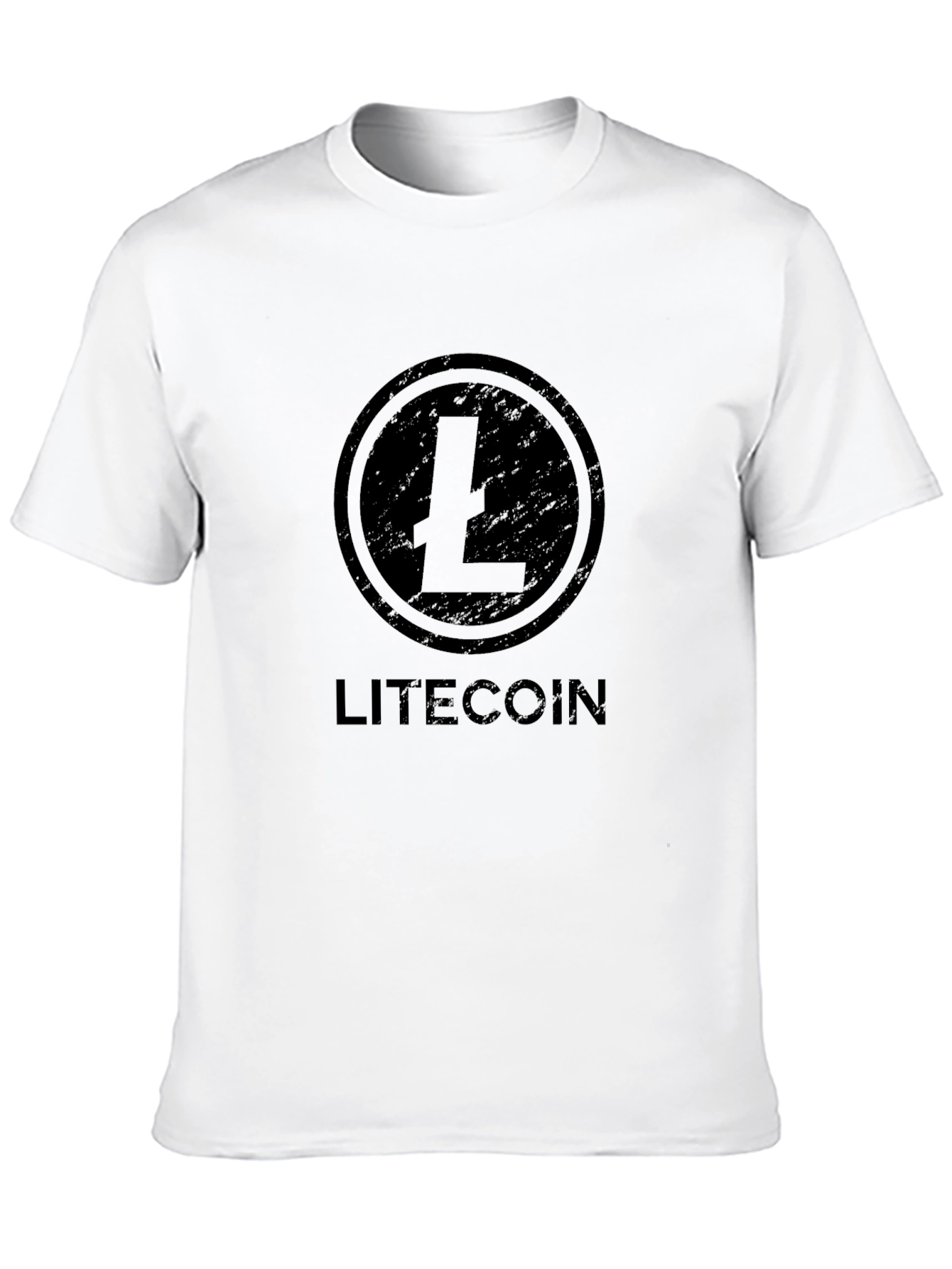 Litecoin Crypto Black T-Shirt