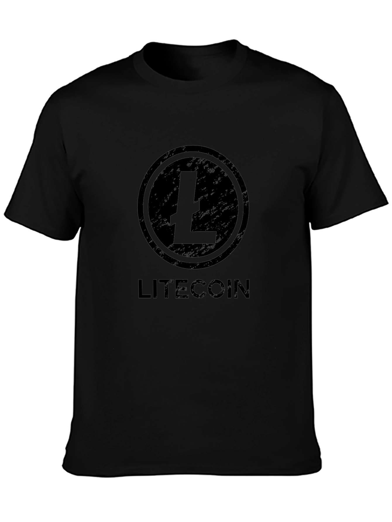 Litecoin Crypto Black T-Shirt
