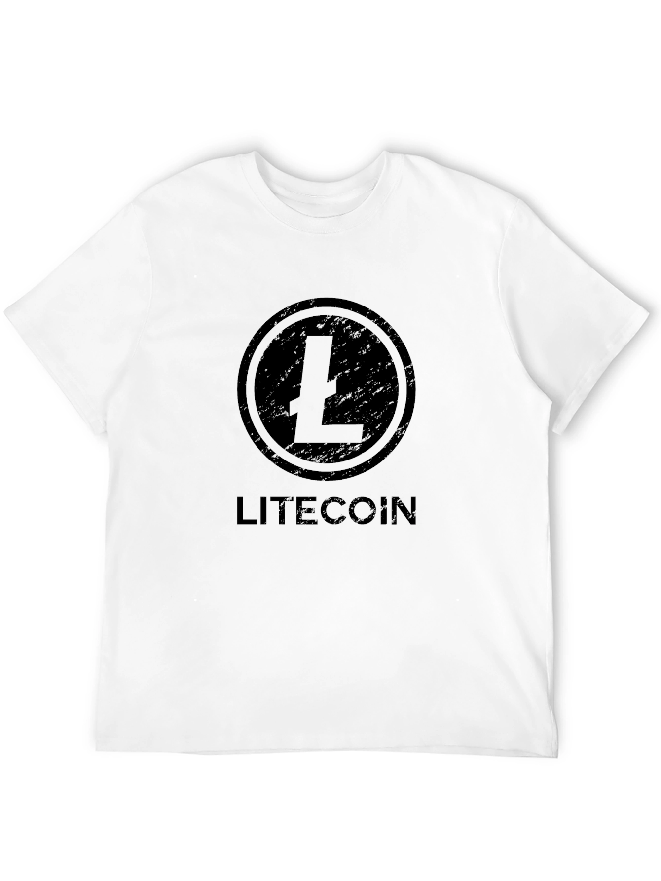 Litecoin Crypto Black T-Shirt