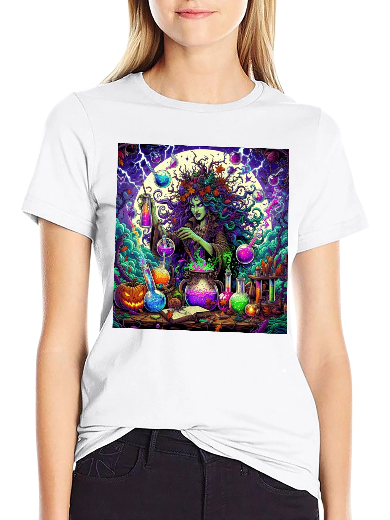 Witchs Brew Graphic Tee - Halloween T-Shirt