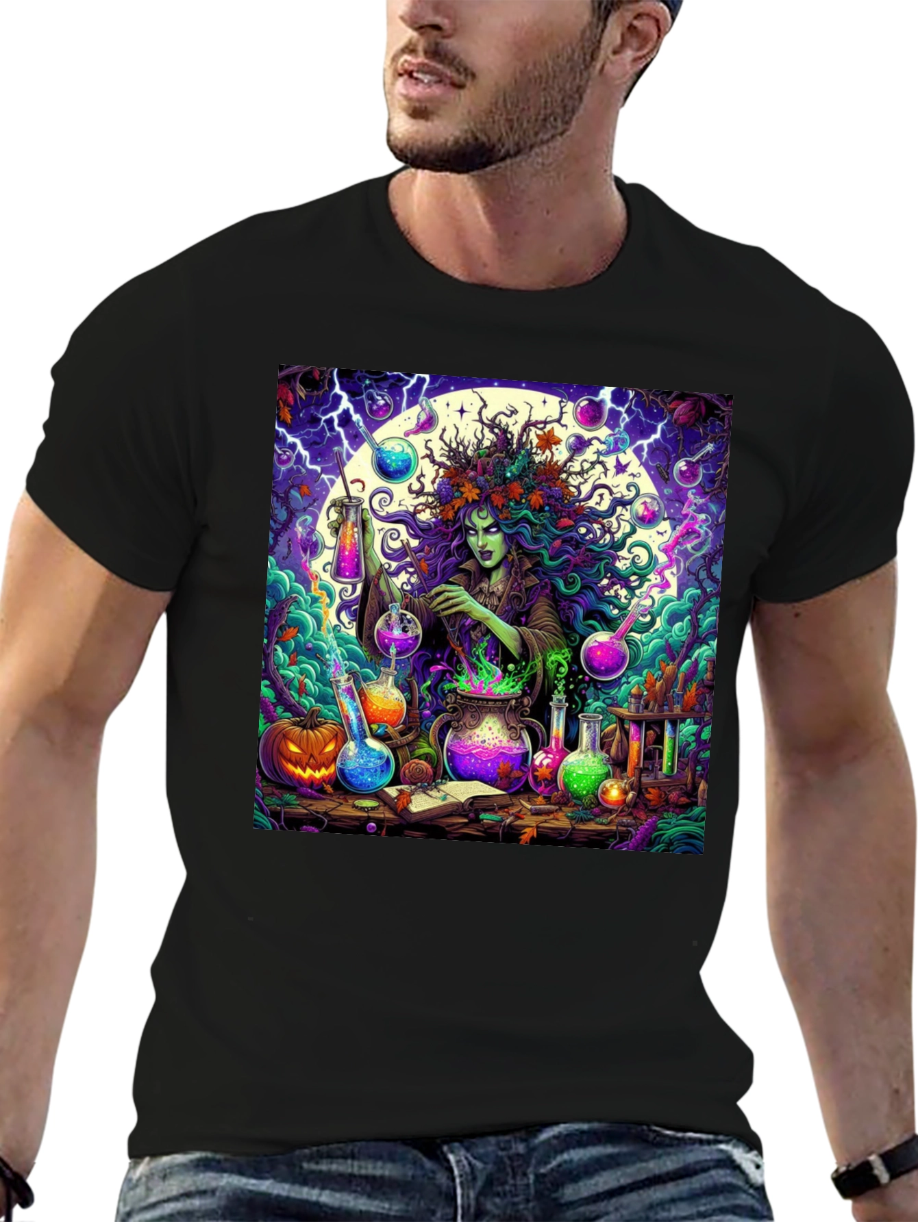 Witchs Brew Graphic Tee - Halloween T-Shirt