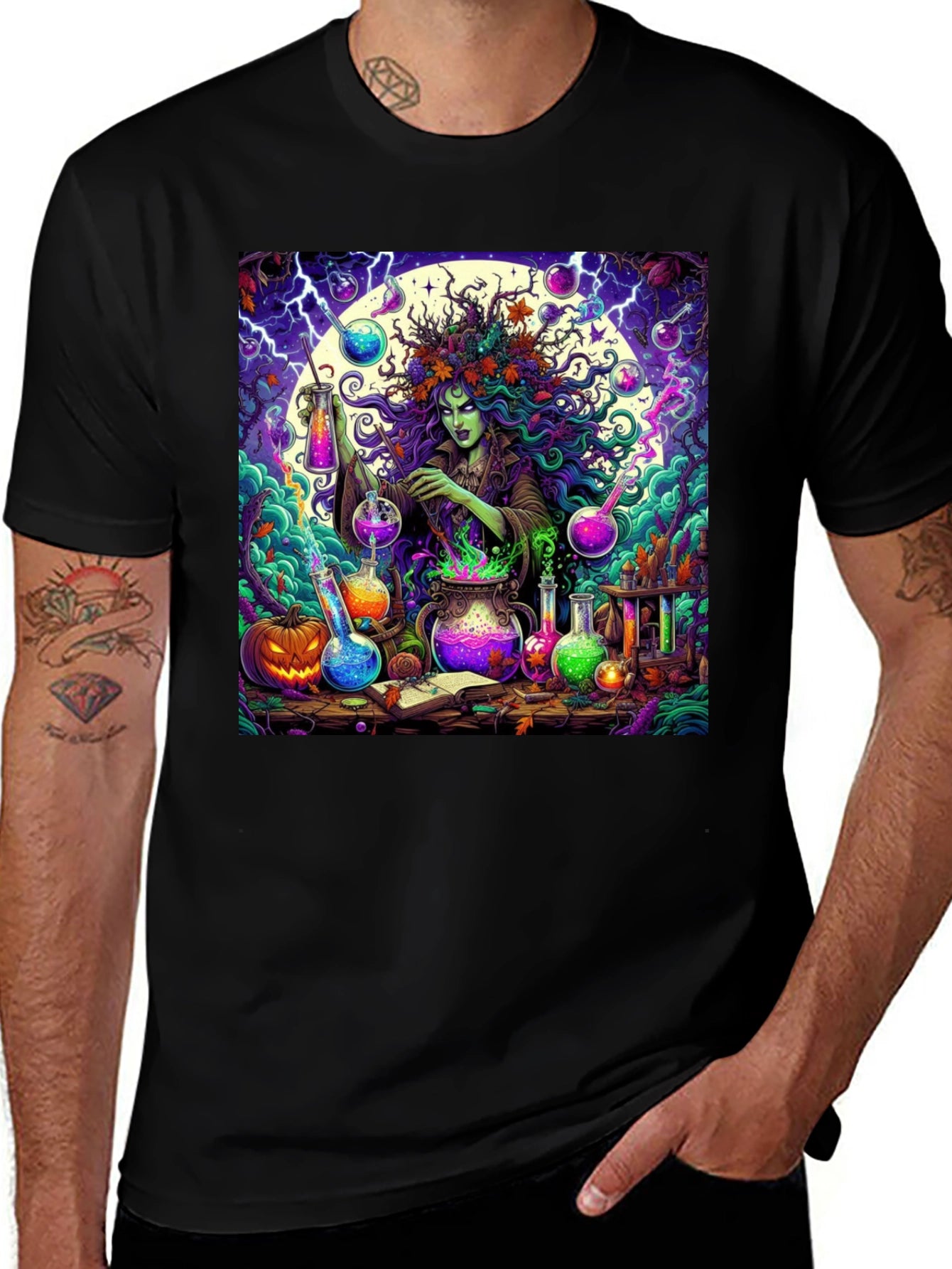 Witchs Brew Graphic Tee - Halloween T-Shirt