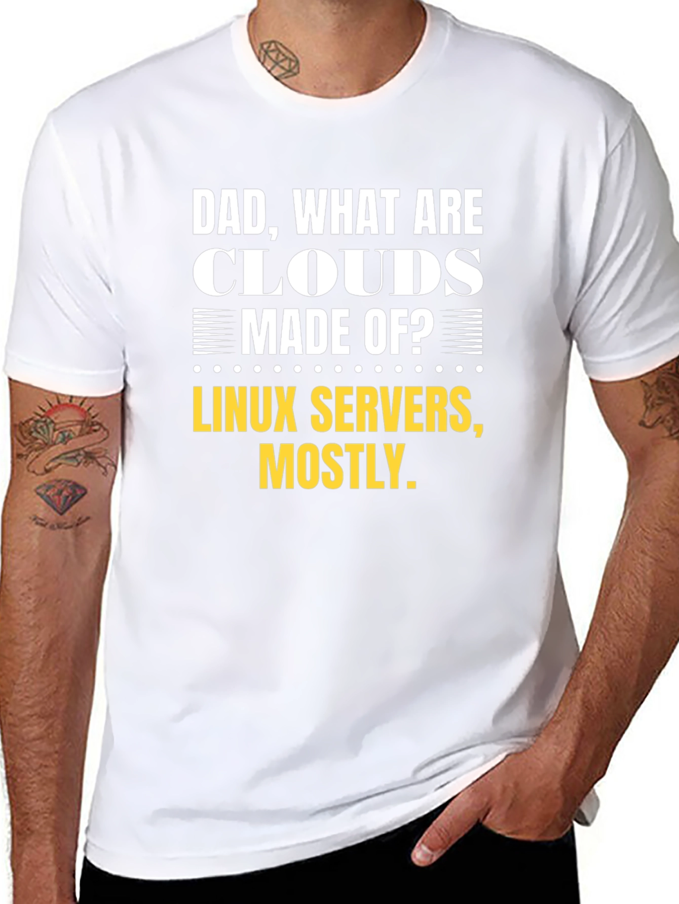 Dad What are Clouds Made of T-Shirt