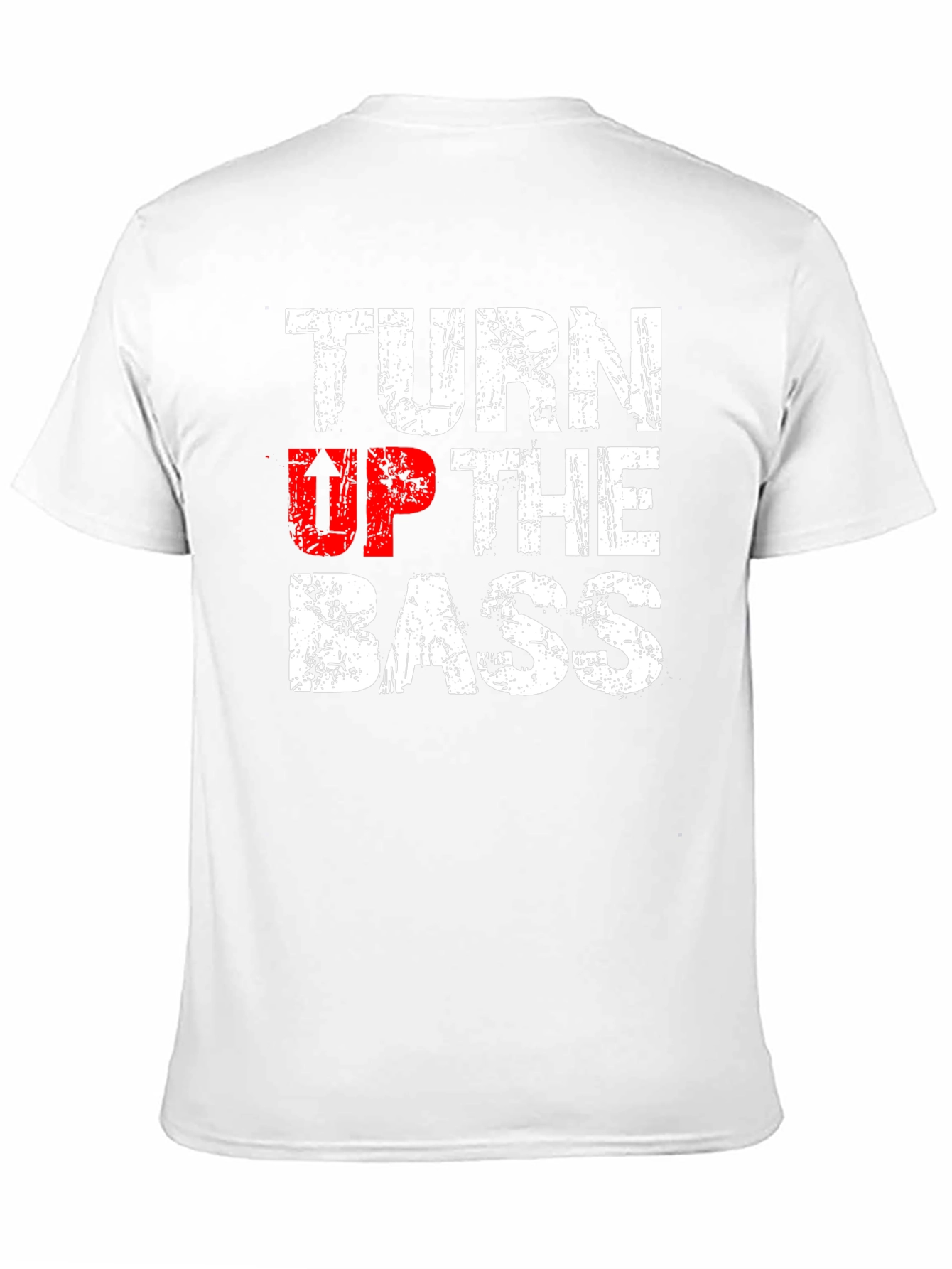 Turn Up The Bass Graphic T-Shirt - Black