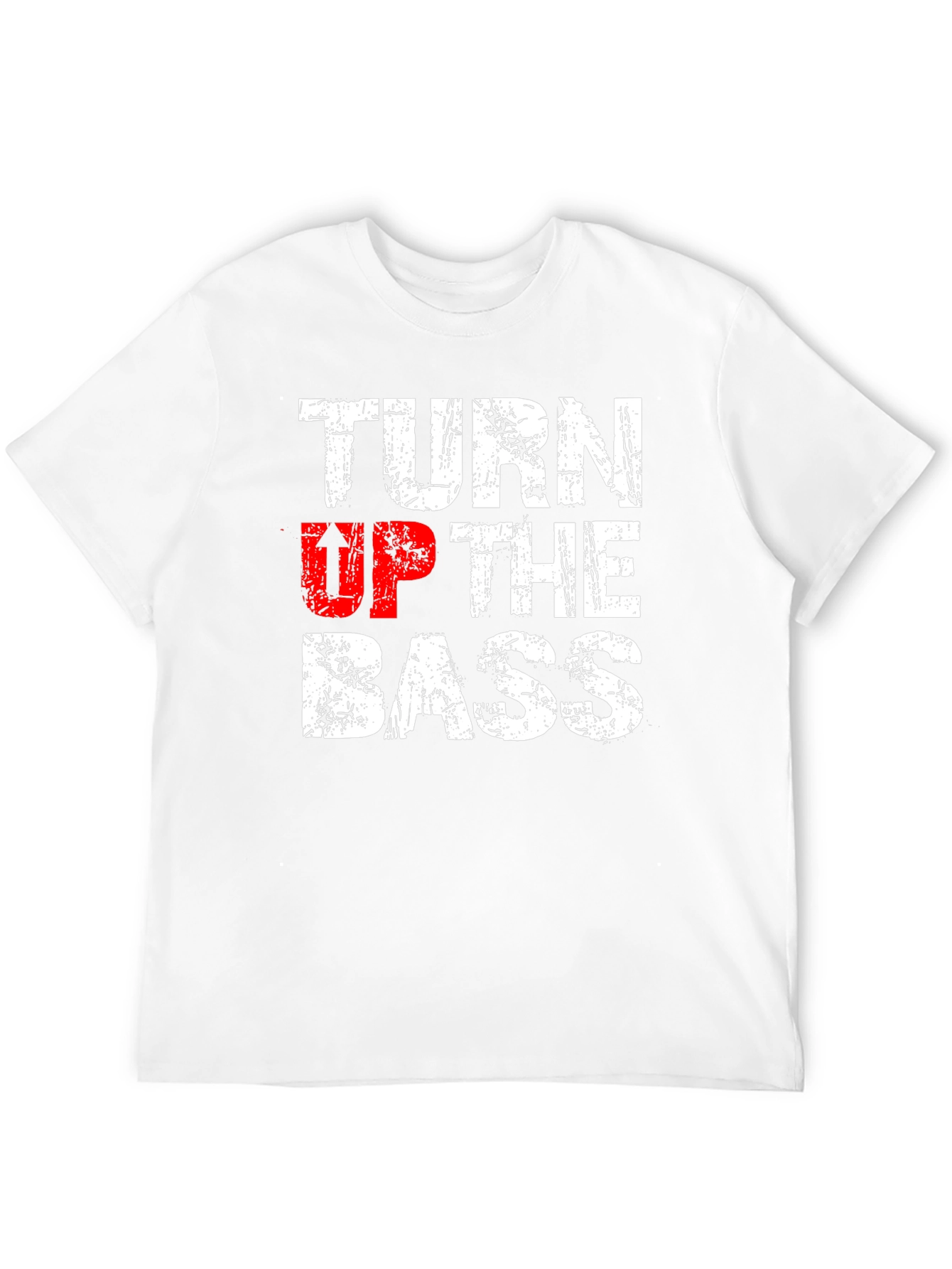 Turn Up The Bass Graphic T-Shirt - Black