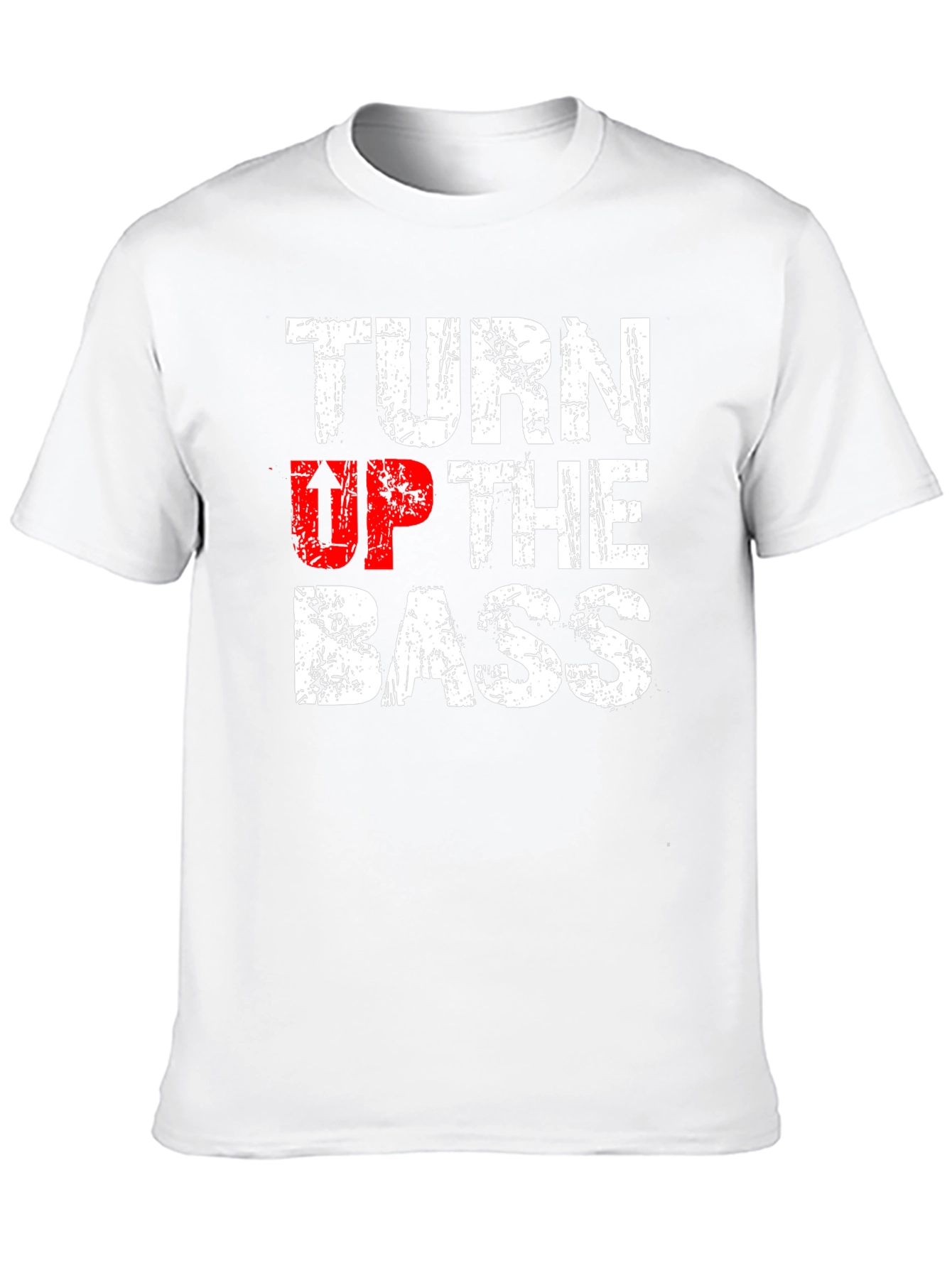 Turn Up The Bass Graphic T-Shirt - Black