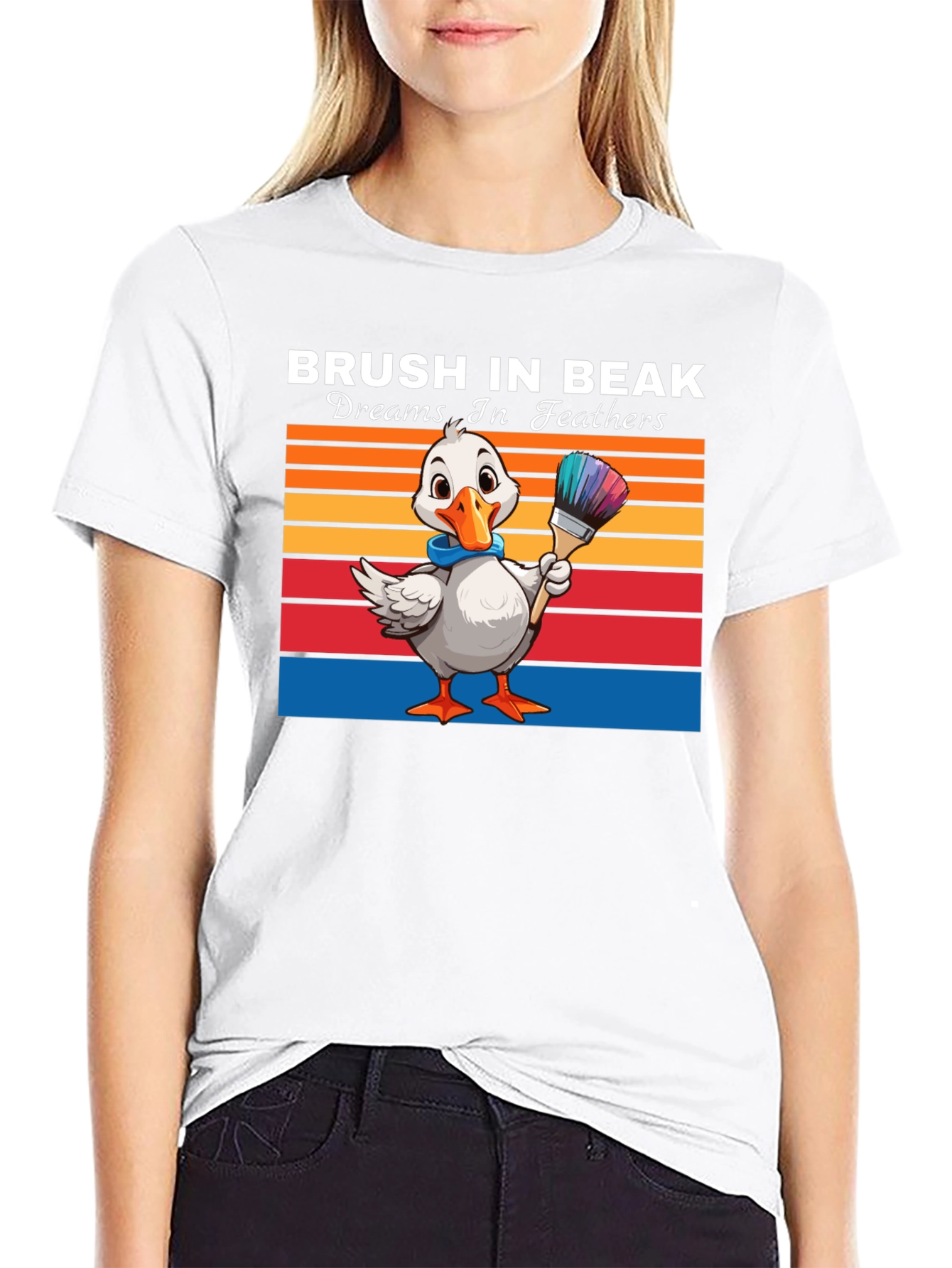 Brush in Beak T-shirt