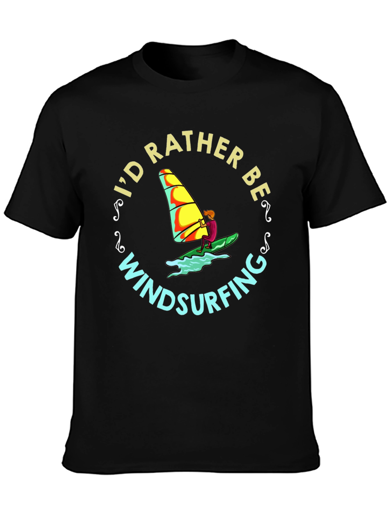Id Rather Be Windsurfing T-Shirt