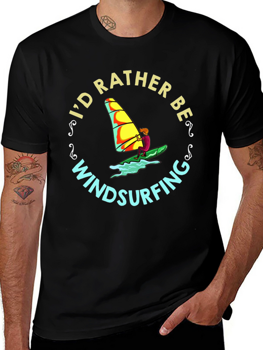 Id Rather Be Windsurfing T-Shirt