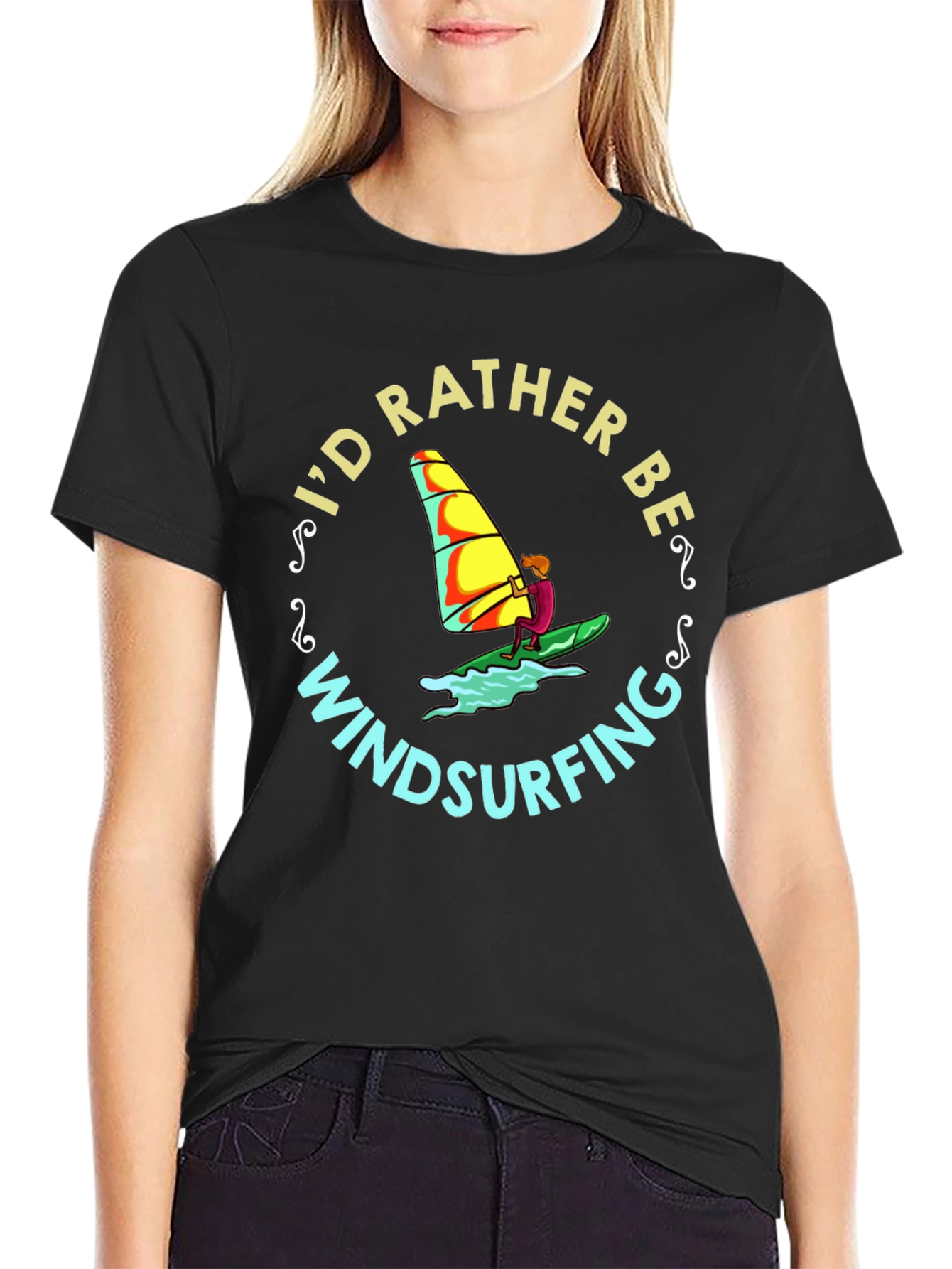 Id Rather Be Windsurfing T-Shirt