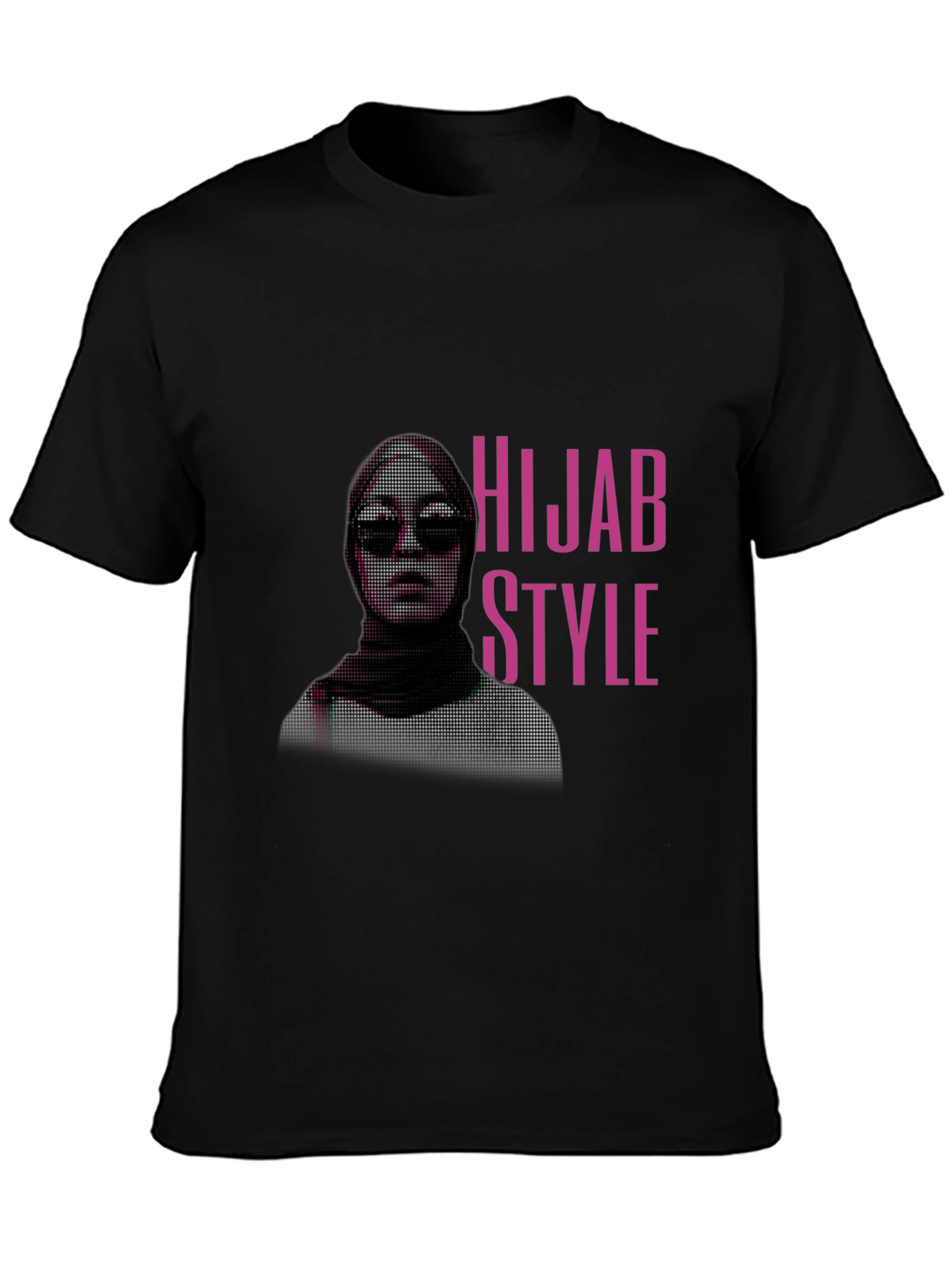 Hijab Style Black T-Shirt - Fashionable Muslim Apparel