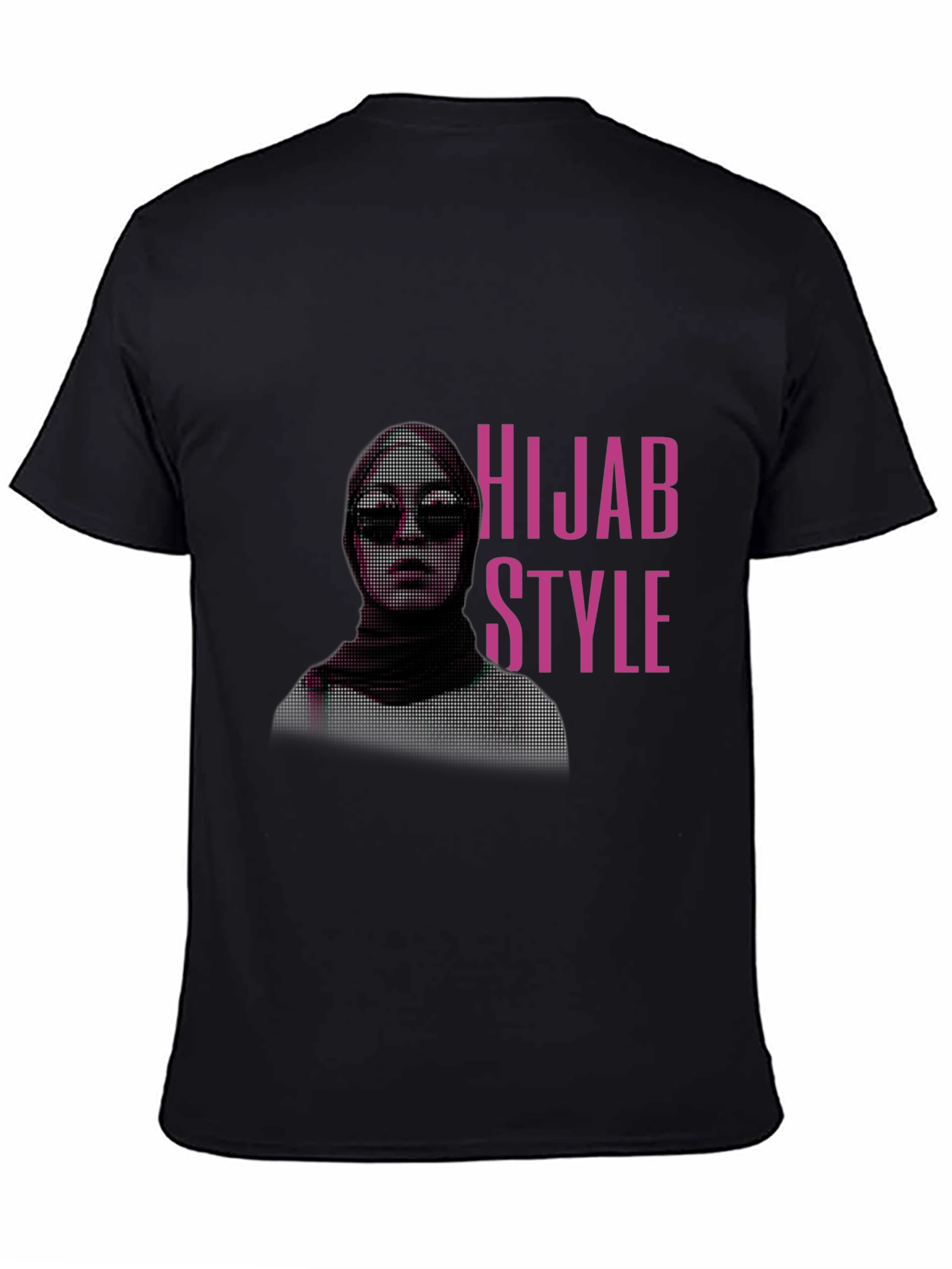 Hijab Style Black T-Shirt - Fashionable Muslim Apparel