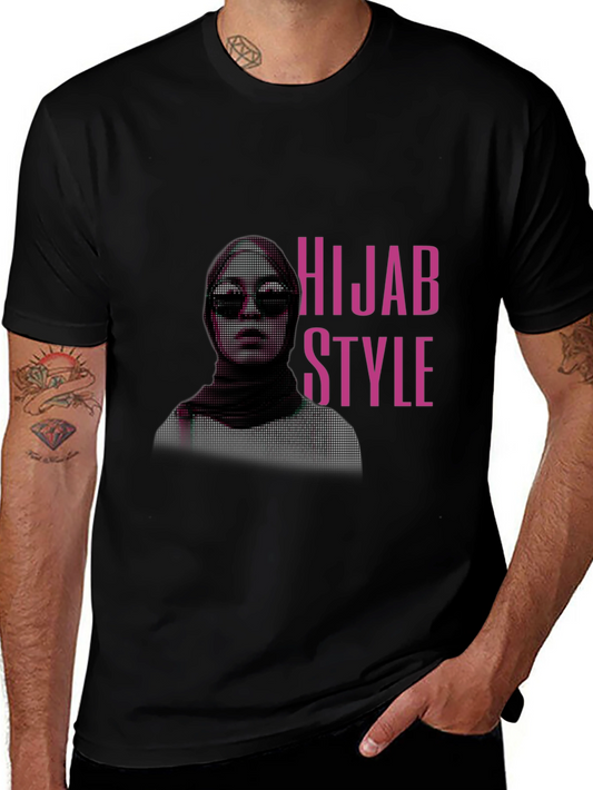 Hijab Style Black T-Shirt - Fashionable Muslim Apparel