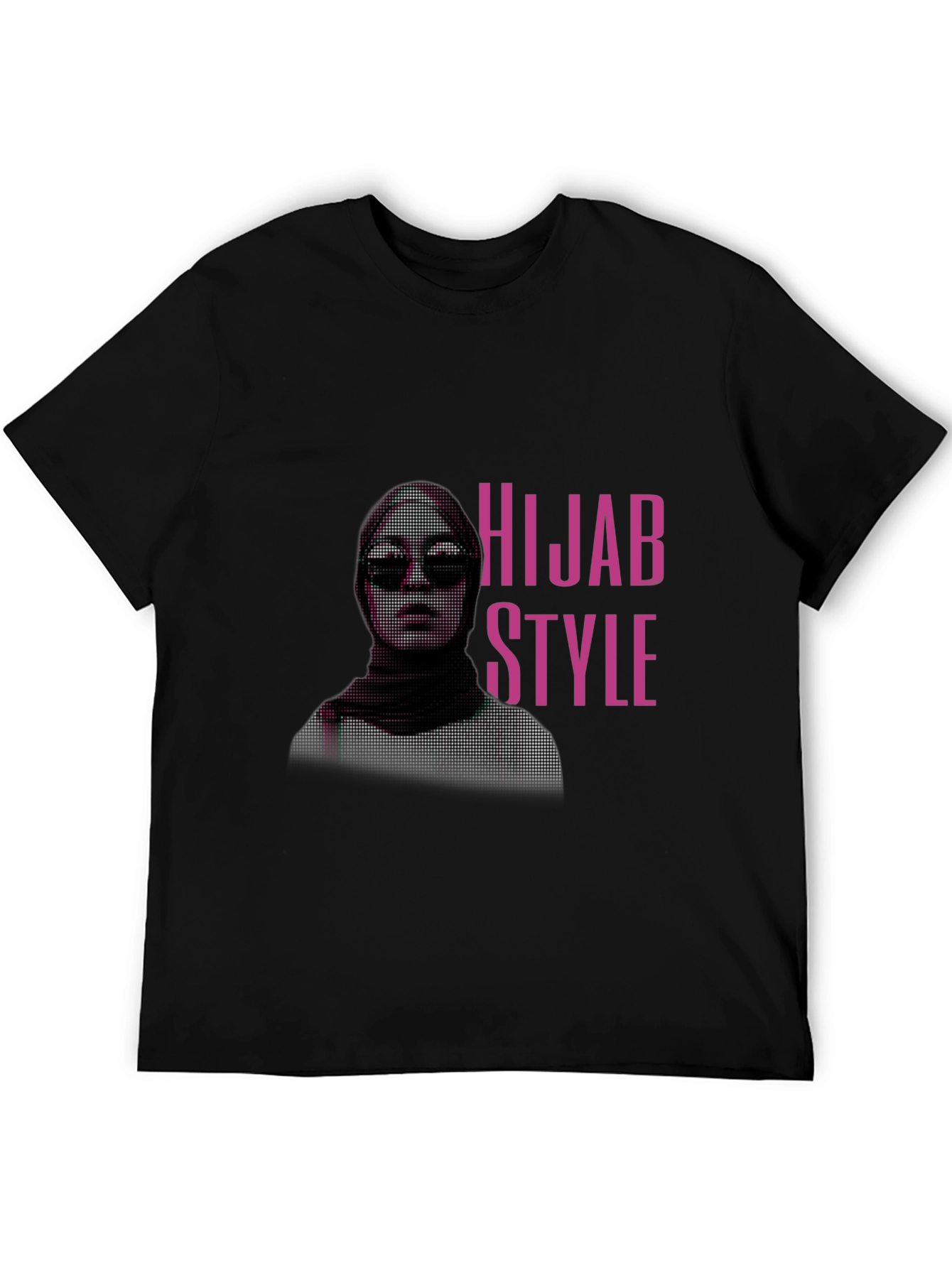 Hijab Style Black T-Shirt - Fashionable Muslim Apparel