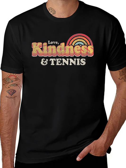 Love Kindness & Tennis Graphic Tee