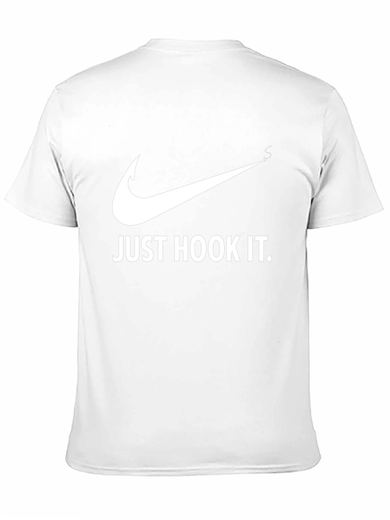Just Hook It! Black Cotton Graphic Tee