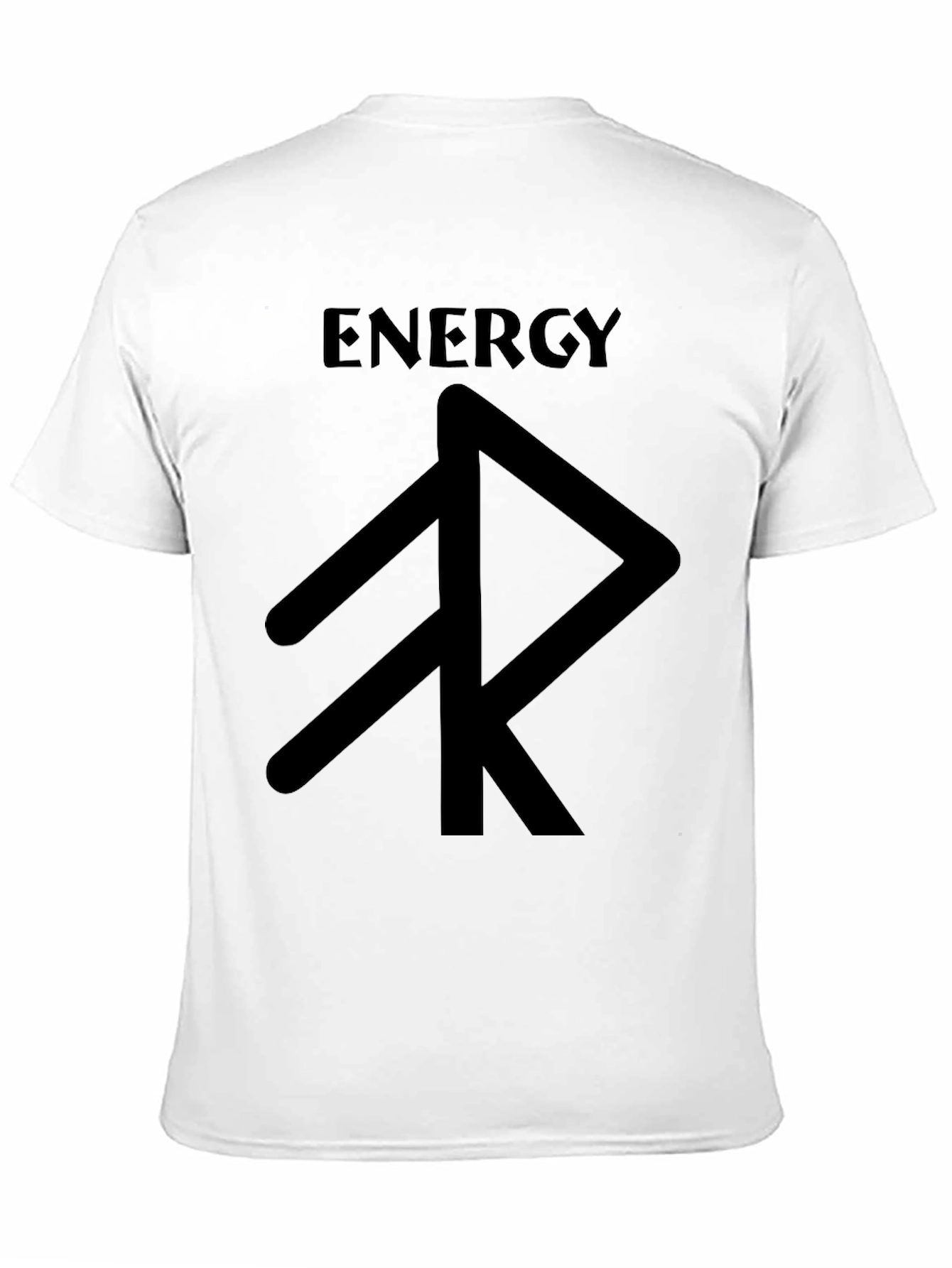 Energy Rune Black T-Shirt - Graphic Tee