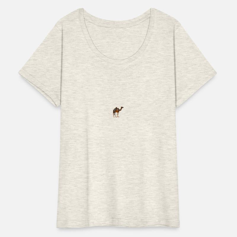 a camel walking in the desert