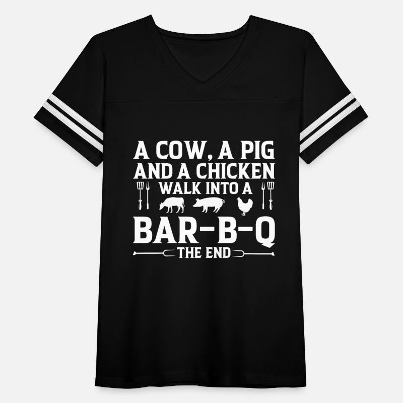 A Cow A Pig And A Chicken Walk Into A Bar