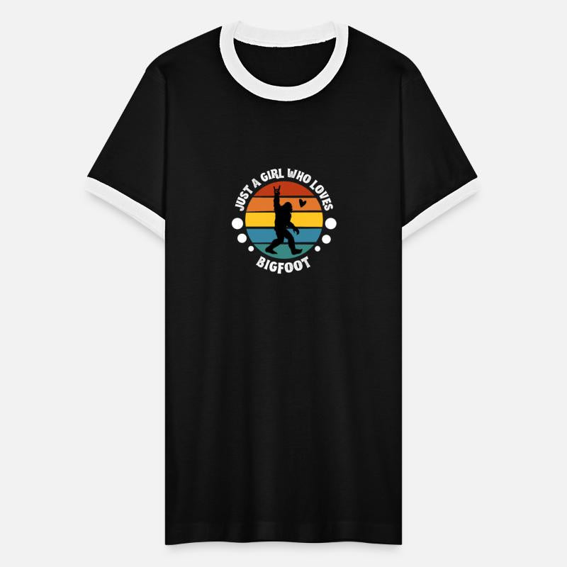 A Girl Who Loves Bigfoot Hide And Seek Retro Gift
