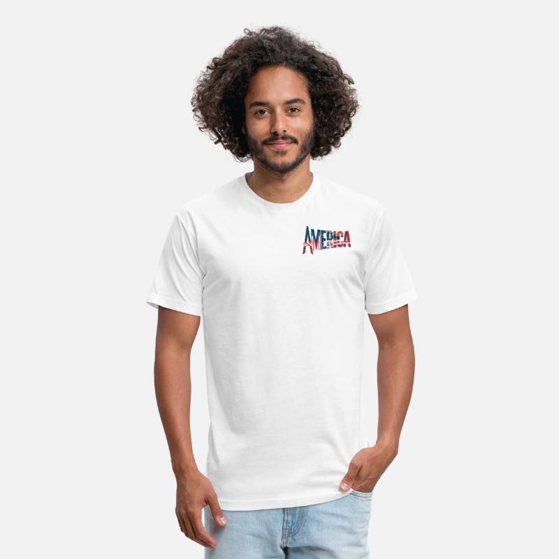 A striking typography design of the word America