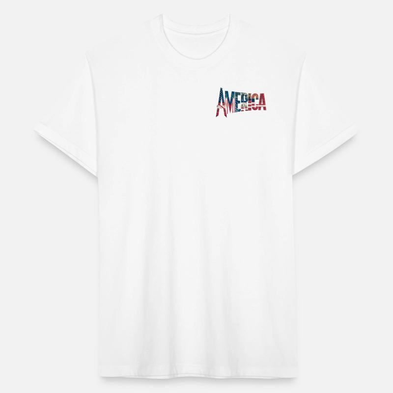 A striking typography design of the word America