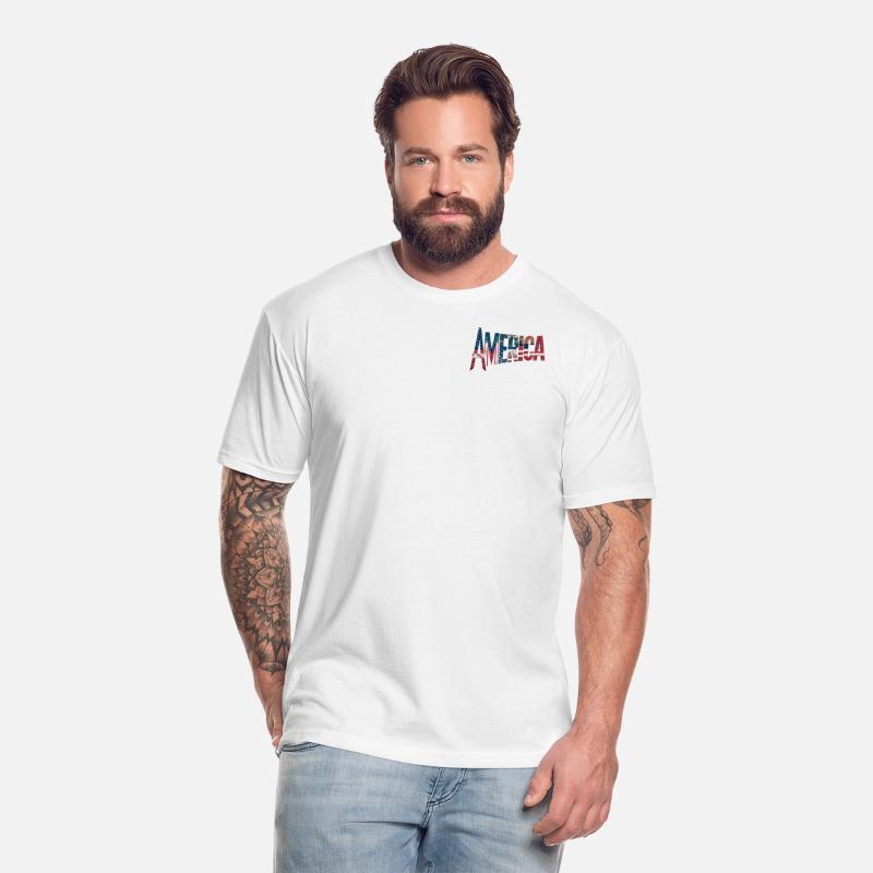 A striking typography design of the word America