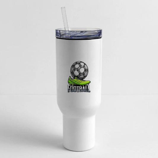 a stylized illustration of a soccer ball