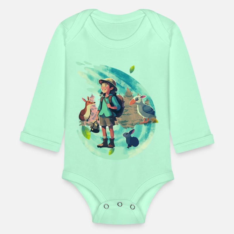 A Young adventure with several animals