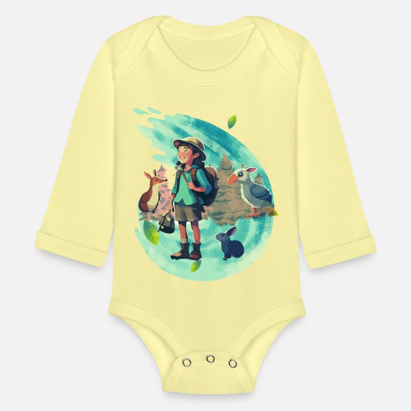 A Young adventure with several animals