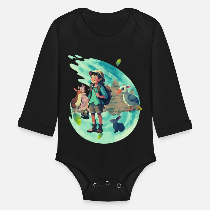 A Young adventure with several animals