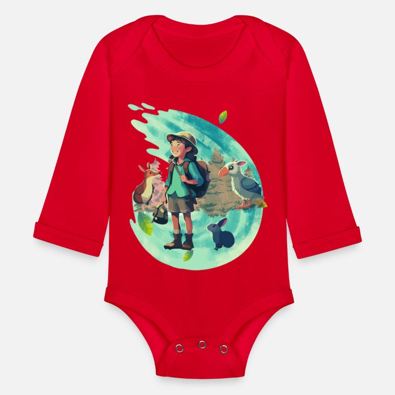 A Young adventure with several animals