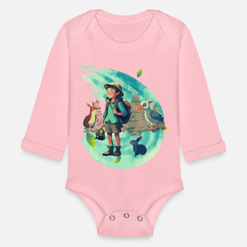 A Young adventure with several animals