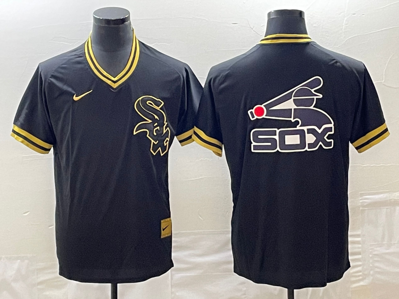 Men's Chicago White Sox Black Cooperstown Collection Player Jerseys