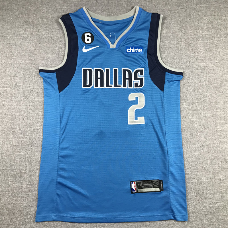 Men's Dallas Mavericks Kyrie Irving #2 Royal 2022/23 Fast Break Replica Jerseys - Icon Edition