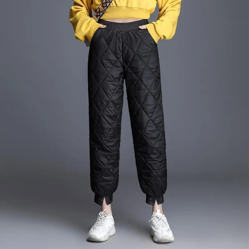 Stylish Apparel Down cotton trousers for women