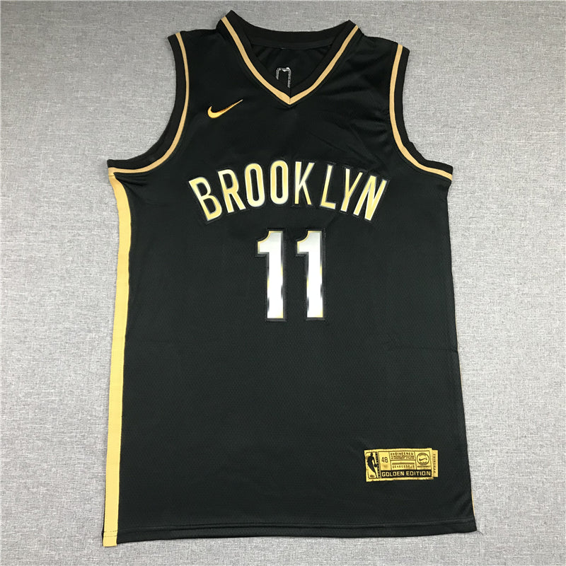 Men's Brooklyn Nets Kyrie Irving Black 2020/21 Swingman Player Jerseys