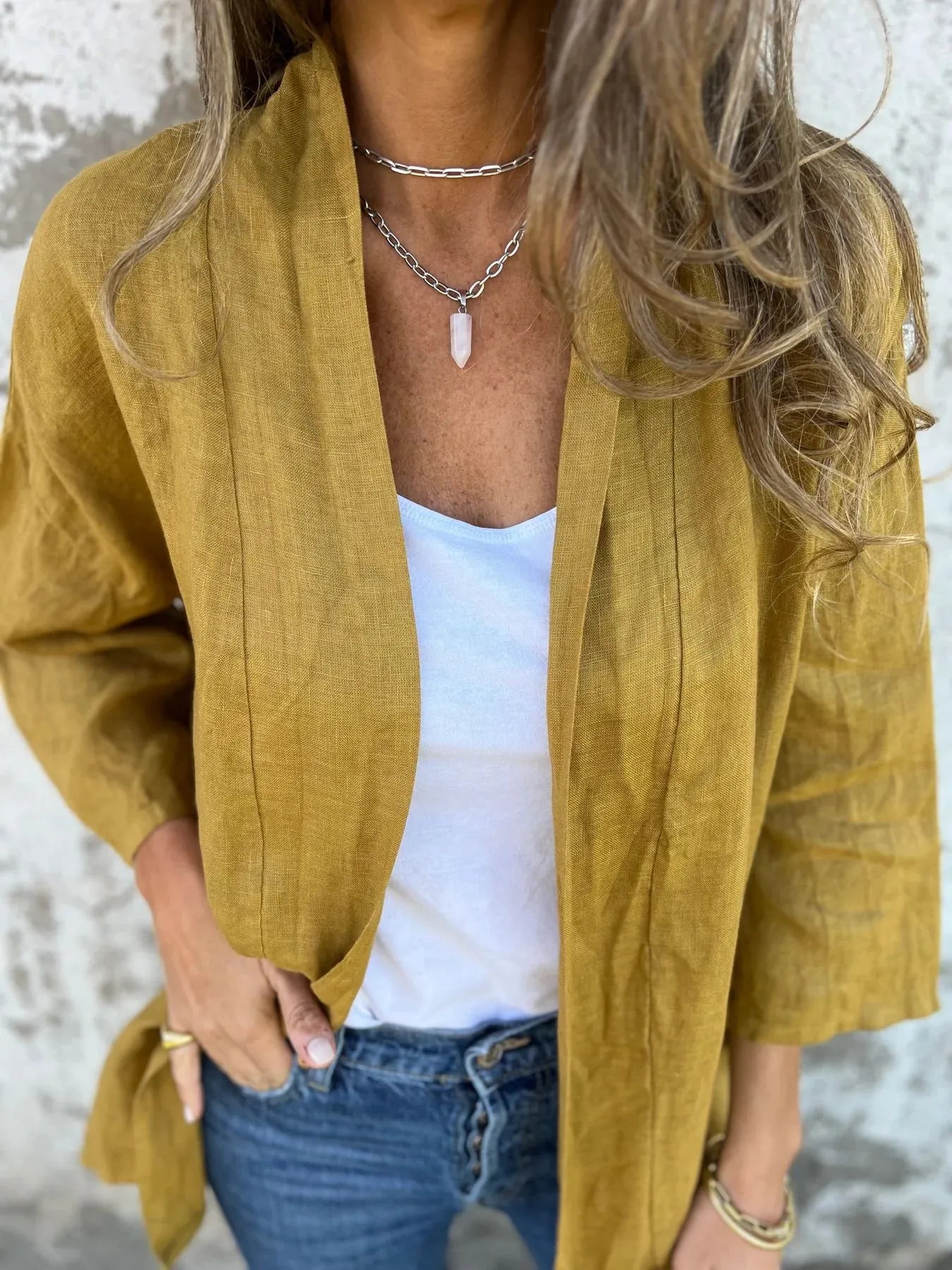 Cozy Cardigan Loose Pockets Cardigan Outerwear Top Wom