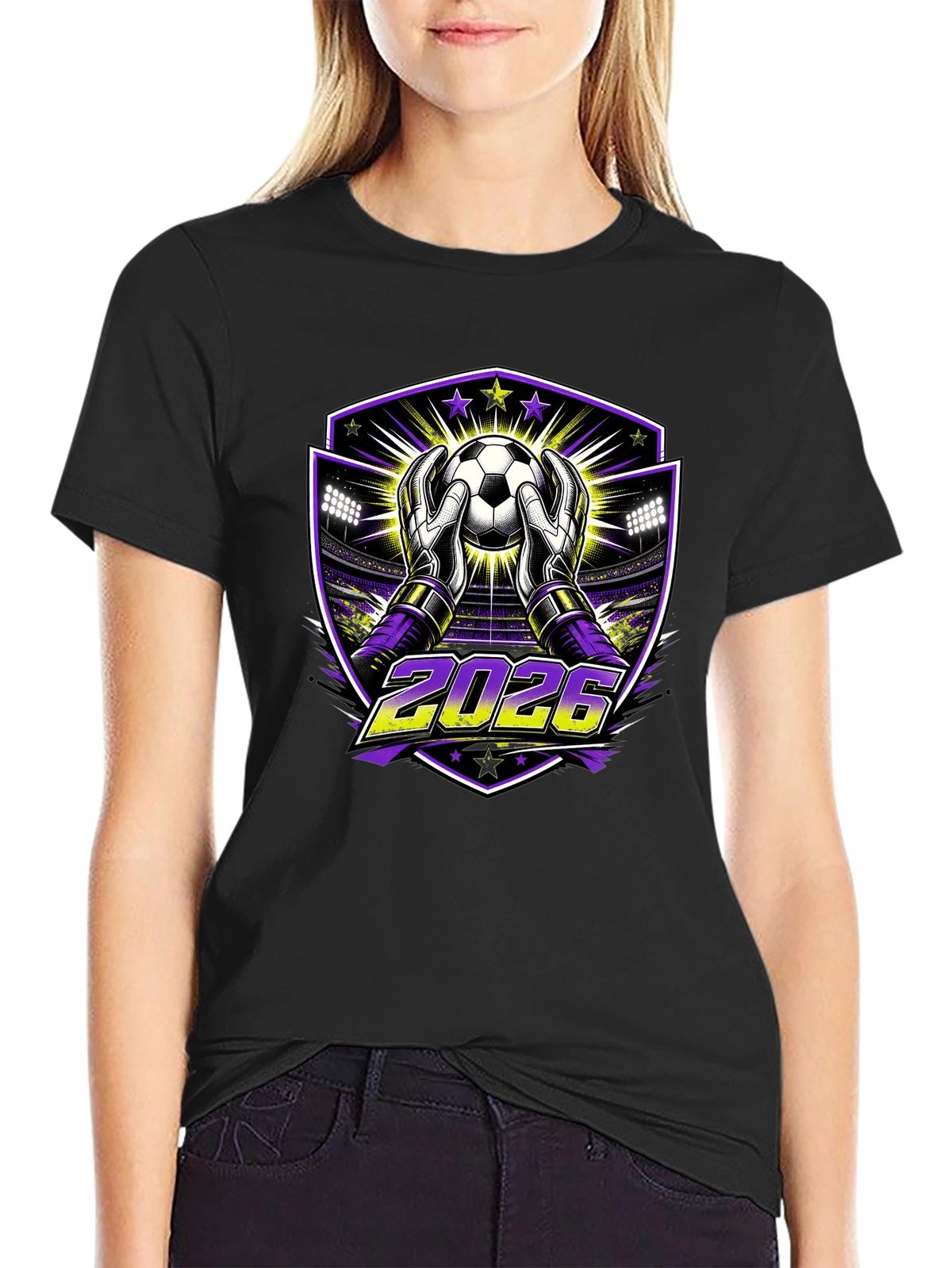 Soccer Queen – World Cup Season Game Day Power T-Shirt