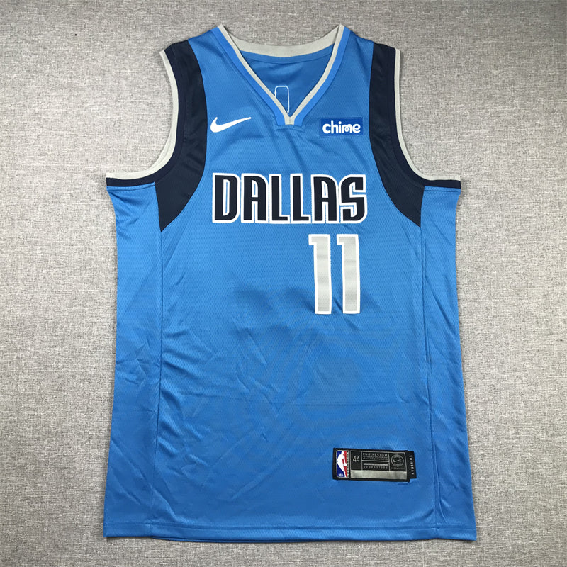 Men's Dallas Mavericks Kyrie Irving #11 Royal Fast Break Replica Jerseys - Icon Edition