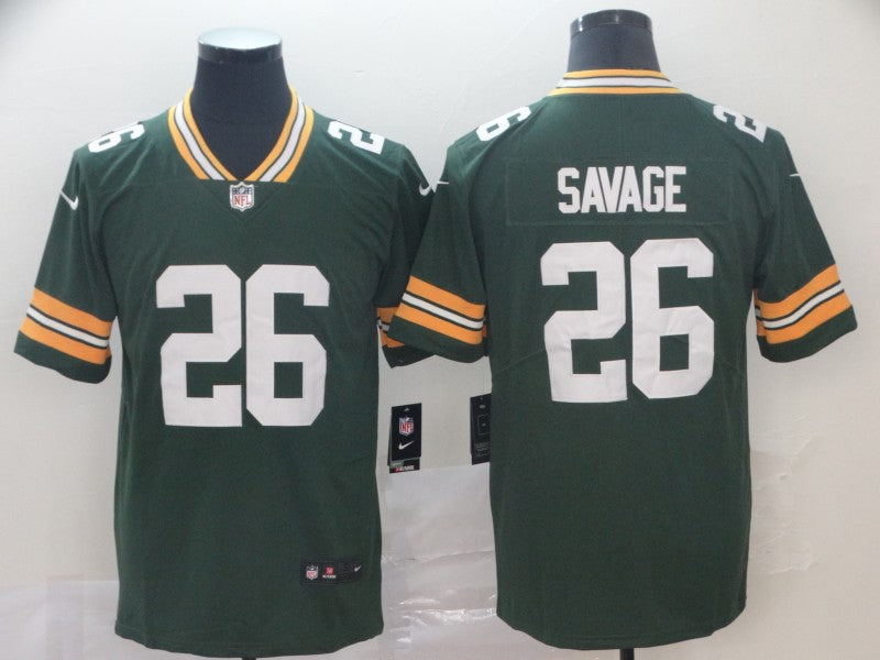 Men's Green Bay Packers Darnell Savage #26 Green Game Jerseys