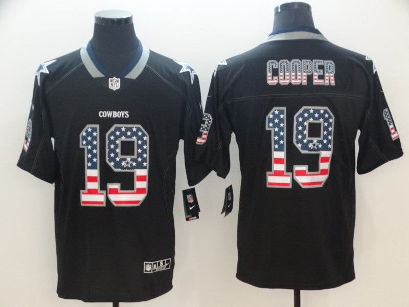 Men's Dallas Cowboys Amari Cooper #19 Black Game Jerseys