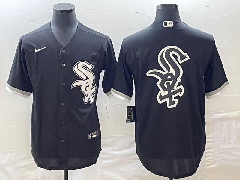 Men's Chicago White Sox Black Alternate Replica Team Jerseys