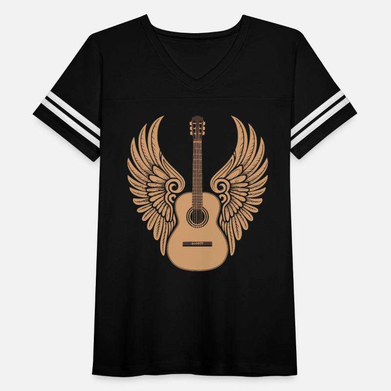 Acoustic Guitar with Wings Angelic Musician