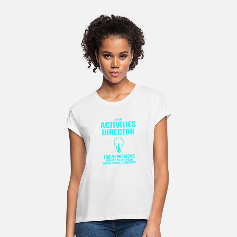 Activities Director T Shirt - I Solve Problems Gif