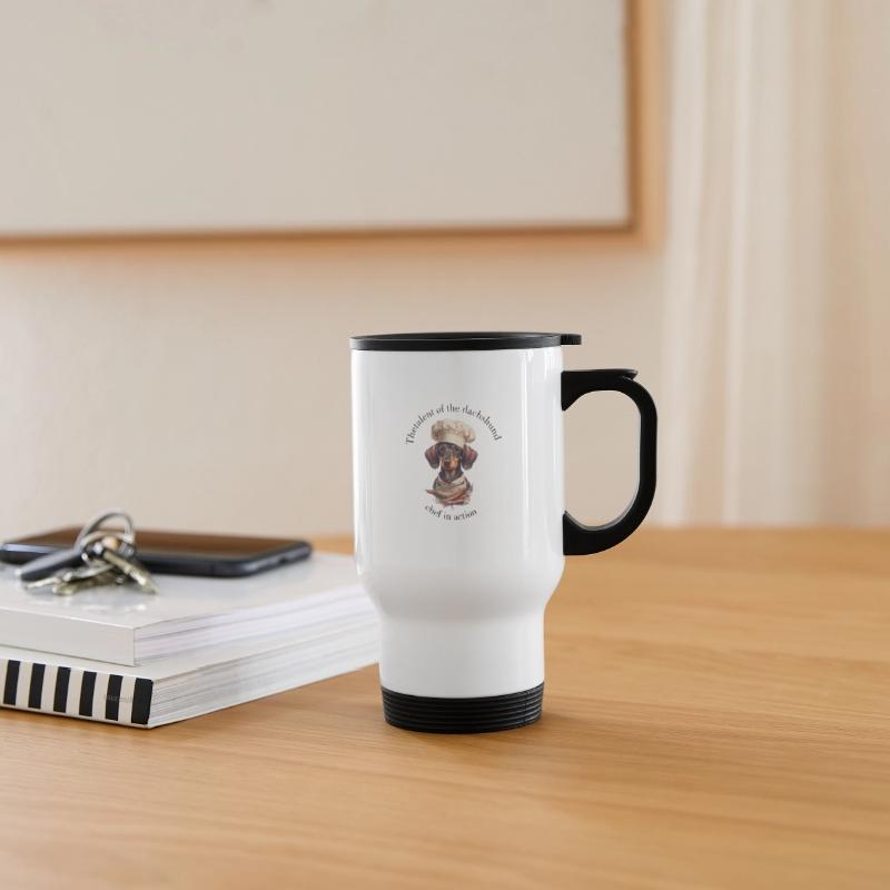 Adorable dachshund chef